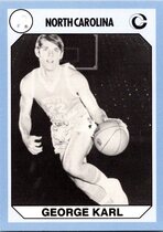 1990 Collegiate Collection North Carolina #175 George Karl