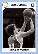 1990 Collegiate Collection North Carolina #189 Mike Okoren