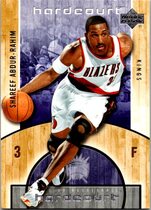 2005 Upper Deck Hardcourt #71 Shareef Abdur-Rahim