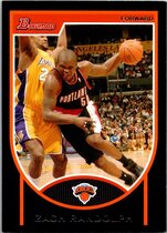 2007 Bowman Base Set #28 Zach Randolph