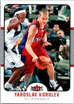 2006 Fleer Base Set #80 Yaroslav Korolev