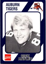 1989 Collegiate Collection Auburn Coke 580 #233 Dick Hayley