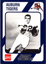 1989 Collegiate Collection Auburn Coke 580 #547 Jim Burson