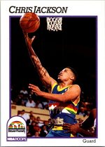 1991 NBA Hoops Base Set #52 Chris Jackson