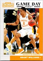 2019 Panini Contenders Draft Picks Game Day Ticket #25 Grant Williams