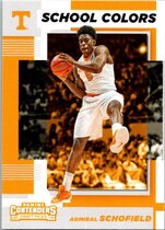 2019 Panini Contenders Draft Picks School Colors #32 Admiral Schofield