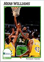 1991 NBA Hoops Base Set #50 Herb Williams