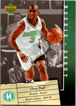 2006 Upper Deck Rookie Debut #61 Chris Paul