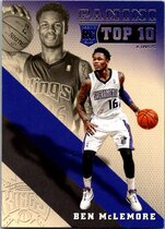 2013 Panini Rookie Top 10 #4 Ben Mclemore