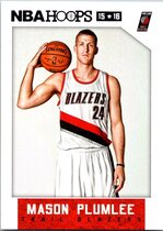 2015 Panini NBA Hoops #174 Mason Plumlee