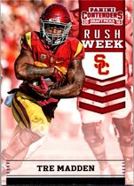 2016 Panini Contenders Draft Picks Rush Week #6 Tre Madden