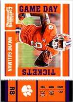 2017 Panini Contenders Draft Picks Game Day Tickets #22 Wayne Gallman