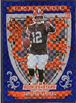 2025 Panini Rookies & Stars Crusade Blue Plaid #2 Shedeur Sanders