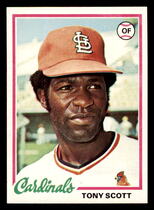 1978 Topps Base Set #352 Tony Scott