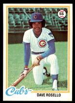 1978 Topps Base Set #423 Dave Rosello