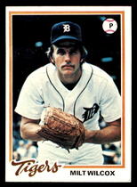 1978 Topps Base Set #151 Milt Wilcox