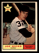 1961 Topps Base Set #386 Joe Hicks