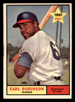 1961 Topps Base Set #343 Earl Robinson