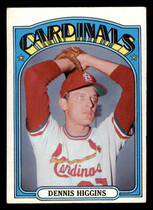 1972 Topps Base Set #278 Dennis Higgins