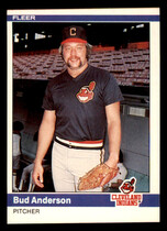1984 Fleer Base Set #533 Bud Anderson