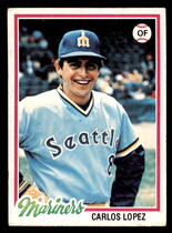 1978 Topps Base Set #166 Carlos Lopez