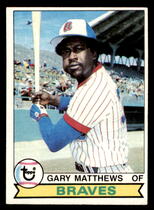 1979 Topps Base Set #85 Gary Matthews