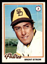 1978 Topps Base Set #509 Brent Strom