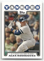 2008 Topps Base Set Series 1 #256 Alex Rodriguez