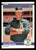 1984 Fleer Base Set #454 Steve McCatty