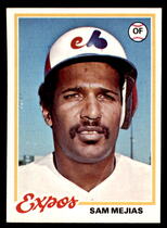 1978 Topps Base Set #576 Sam Mejias