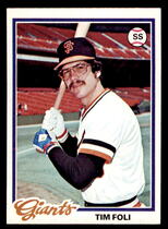 1978 Topps Base Set #167 Tim Foli