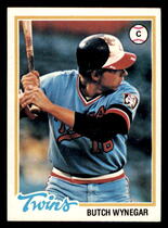 1978 Topps Base Set #555 Butch Wynegar