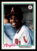 1978 Topps Base Set #619 Thad Bosley