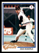 1978 Topps Base Set #338 Dave Heaverlo
