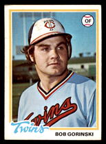 1978 Topps Base Set #386 Bob Gorinski