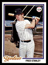 1978 Topps Base Set #664 Fred Stanley