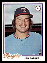 1978 Topps Base Set #634 Len Barker