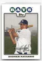 2008 Topps Gold Foil Series 2 #418 Dioner Navarro