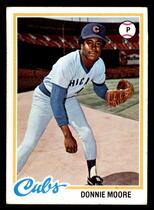 1978 Topps Base Set #523 Donnie Moore