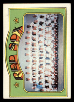 1972 Topps Base Set #328 Red Sox Team