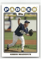 2008 Topps Gold Foil Series 2 #625 Greg Maddux