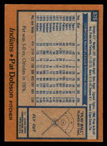 1978 Topps Base Set #578 Buzz Capra