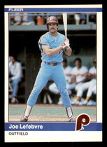 1984 Fleer Base Set #37 Joe LeFebvre