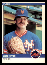 1984 Fleer Base Set #601 Walt Terrell