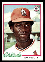 1978 Topps Base Set #352 Tony Scott