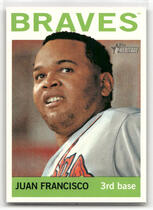 2013 Topps Heritage #417 Juan Francisco