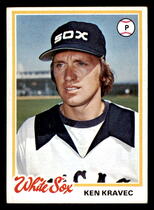 1978 Topps Base Set #439 Ken Kravec