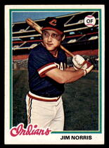 1978 Topps Base Set #484 Jim Norris