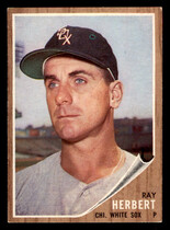 1962 Topps Base Set #8 Ray Herbert