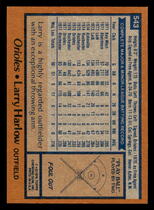 1978 Topps Base Set #544 Len Randle